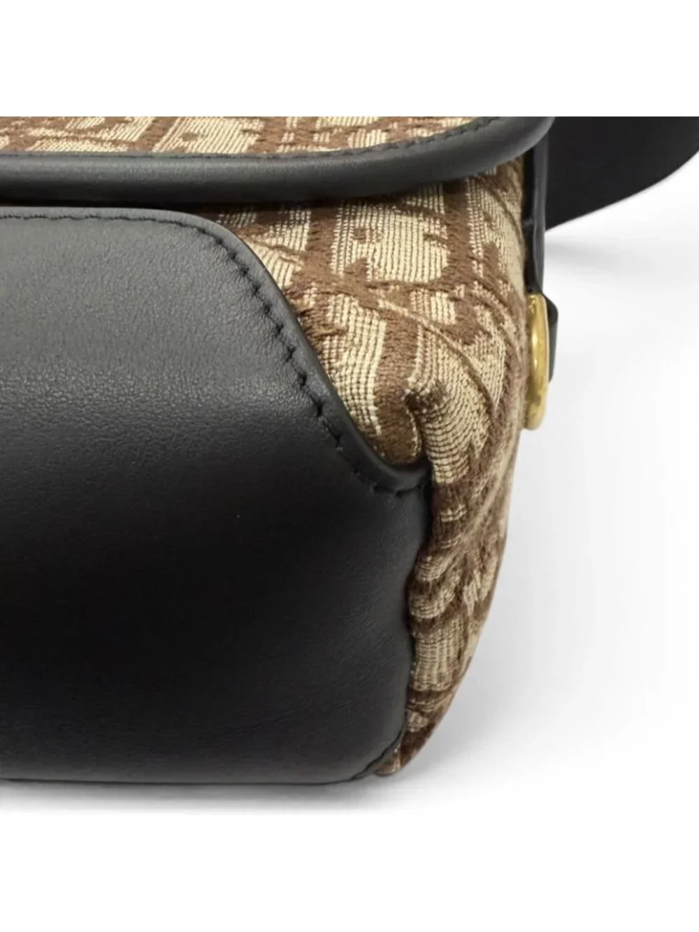 Dior Homme Messenger Bag with Flap Mini Leather Oblique
